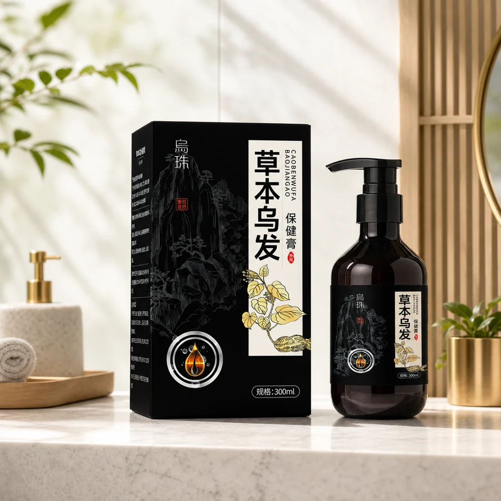 草本乌发保健膏（黑色）